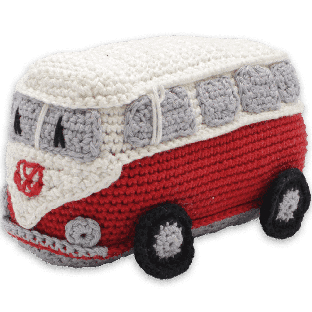 Retro Busje Rood - Hardicraft