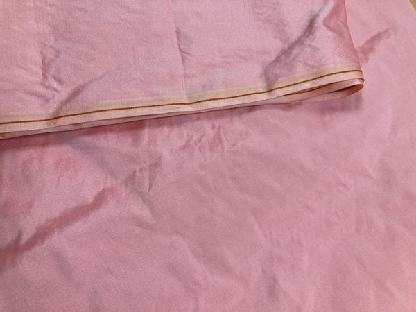 Zijdekatoen - Effen zalm