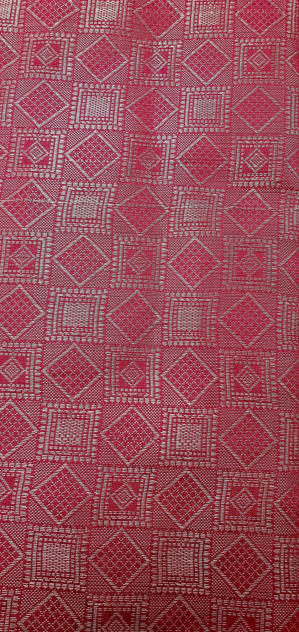 Twee kleuren zijde - Roze en zilver