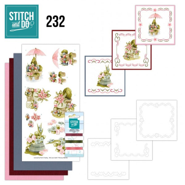 Stitch & Do Set 232 - Flower in a Pot