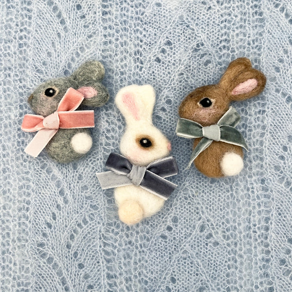 Konijntjes Speldjes - Set voor naaldvilten