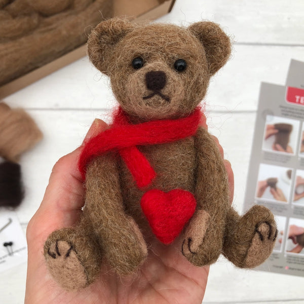 Teddybeer - Set voor naaldvilten