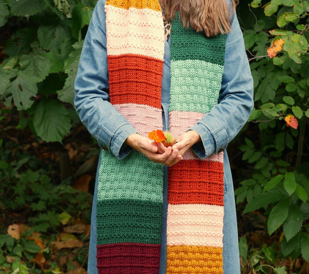 Recht & Averecht sjaal | Scheepjes