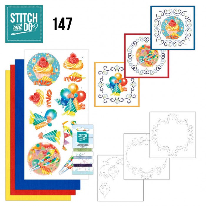 Stitch & Do Set 147 - Happy Birthday
