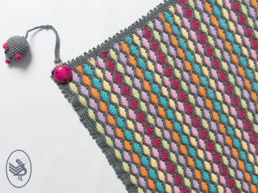 Babydeken Toby Durable Coral