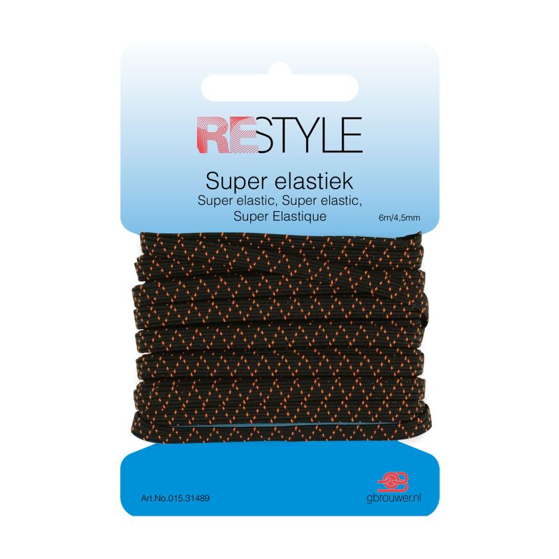 ReStyle Super Elastiek Zwart