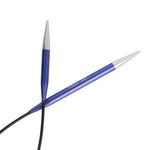 Rondbreinaald - KnitPro Zing - 4.50 mm 25 cm