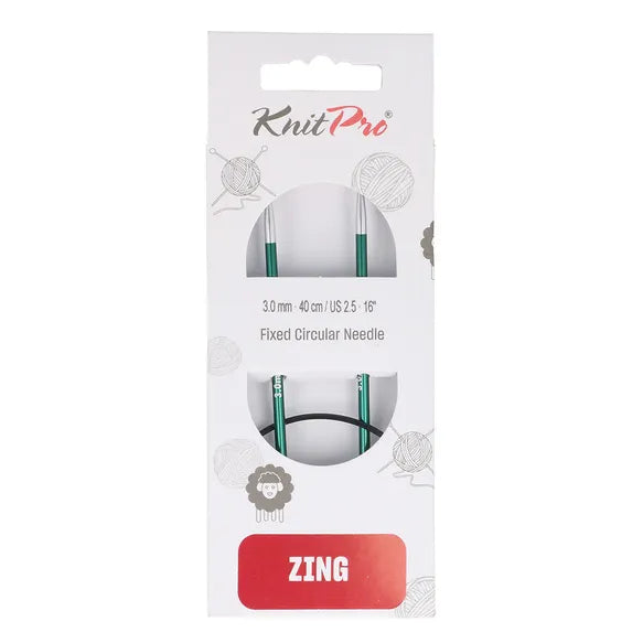 Rondbreinaald - KnitPro Zing - 3.0 mm 40 cm