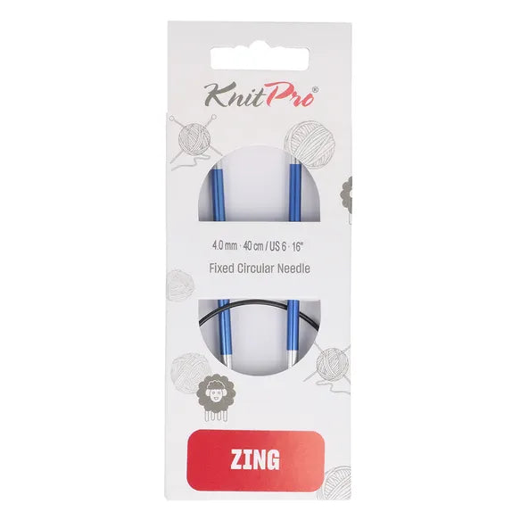 Rondbreinaald - KnitPro Zing - 4.00 mm 40 cm