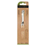 Milward - Radeerwiel getand met houten handvat