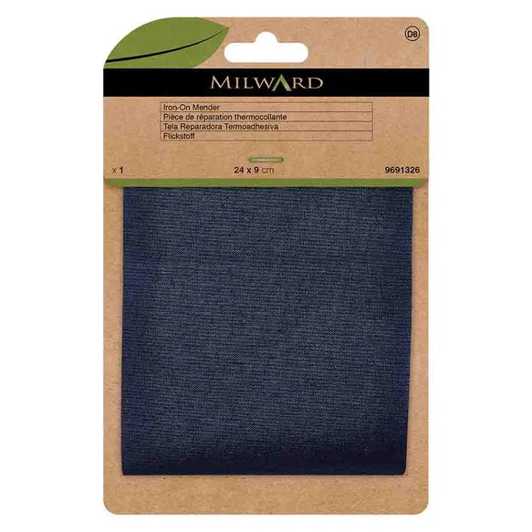 Milward Reparatiedoek Jeans - Donkerblauw