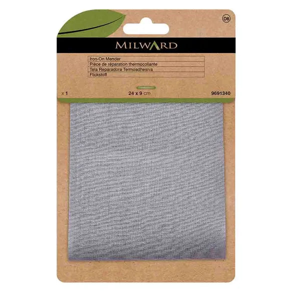 Milward Reparatiedoek Jeans - Lichtgrijs