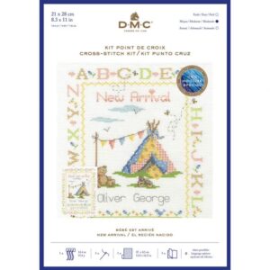BK1921-1 DMC Borduurkit 21x28cm - 1st - kleurcode 21 - New Arrival