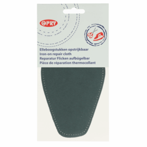 102366-027 Opry Elleboogstukken Opstrijkbaar - Blauw 027