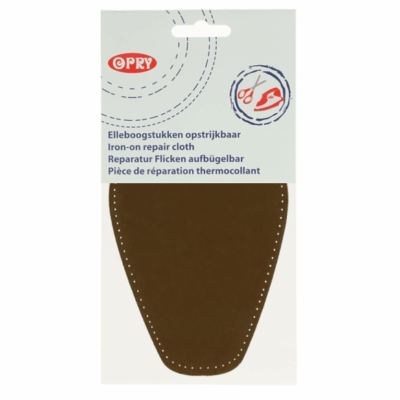 102366-975 Opry Elleboogstukken Opstrijkbaar - Bruin 975