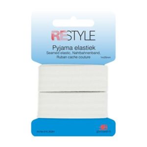 116_015.20281__009 Restyle Pyjama Elastiek - Wit - 25mm 1mtr