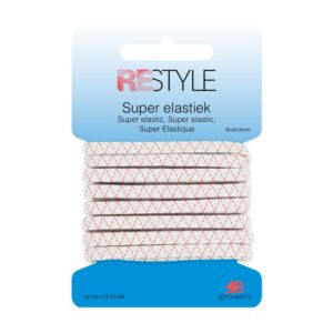 116_015.31489__009 Restyle Super Elastiek 4.5mm (krt) - Wit - 009