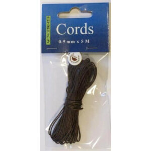 waxed-katoen-koord-rond-0-5mm-donkerbruin-5m