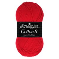 1544-510-1 Scheepjes Cotton No 8 Rood