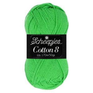1544-517-1 Scheepjes Cotton No 8 Groen