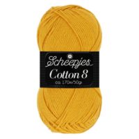1544-722-1 Scheepjes Cotton No 8 Geel