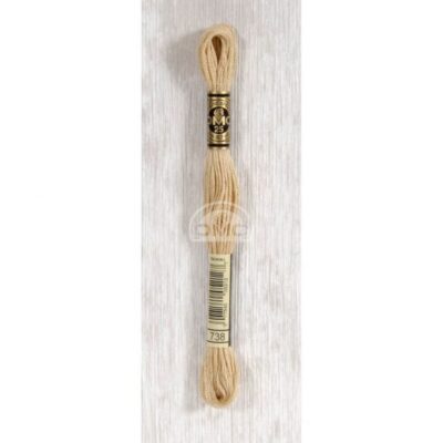 117MC-0738 DMC 117MC mouline (streng) - Beige