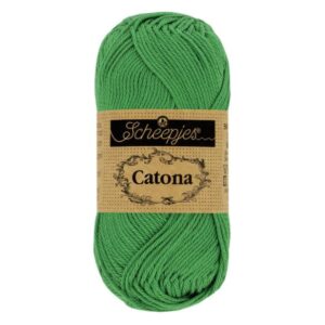 1678-515_1 Scheepjes Catona 50g - kleur 515 Emerald