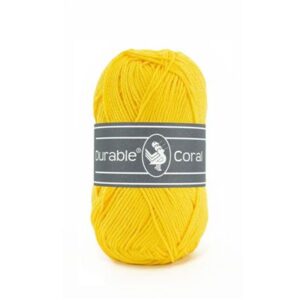 278_010.6__2180 Durable Coral Katoen 50g - 2180 Bright Yellow