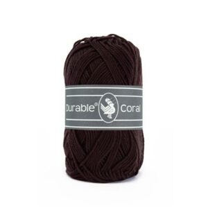 278_010.6__2230 Durable Coral Katoen 50g - 2230 - Dark Brown