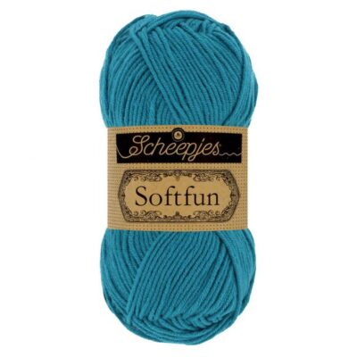 1592-2649 Scheepjes Softfun 50gr - 2649 Peacock