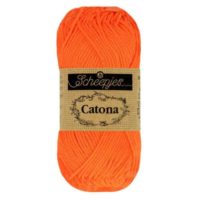 1678-603-1 Scheepjes Catona 10x50g - kleur 603 - Neon Orange