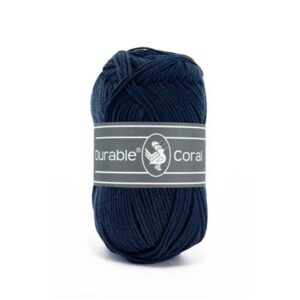 278_010.6__321 Durable Coral Katoen 50g - 321 - Navy