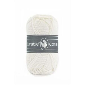 278_010.6__326 Durable Coral Katoen 50g - 326 - White