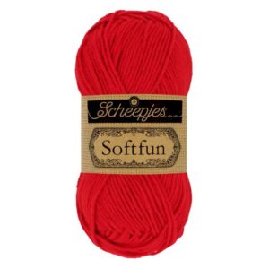 1592-2410_1 Scheepjes Softfun 50gr - 2410 Candy Apple
