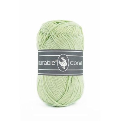 010.6__2158_71 Durable Coral Katoen 50g - 2158 - Light Green
