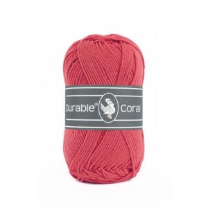 010.6__221_84 Durable Coral Katoen 50g - 221 - Holly Berry