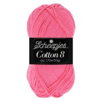 1544-719-1 Scheepjes Cotton 8 10x50g - kleur 719 - Roze