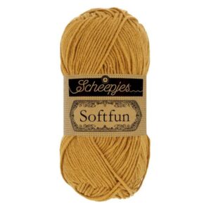 1592-2621_1 Scheepjes Softfun 50gr - 2621 Mustard