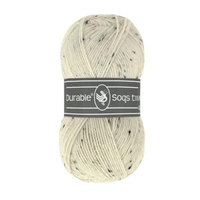 010.91__326_111758 Durable Soqs Tweed 50gr - 326 - Ivory