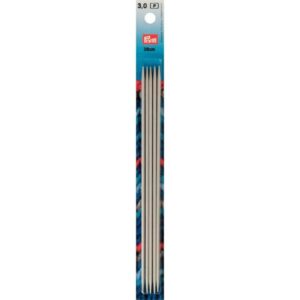 191.490 Prym Kousenbreinaalden aluminium 20cm 3.00mm