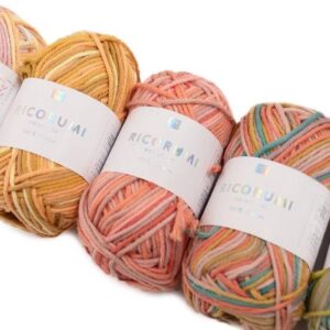 Ricorumi Pakket van 5 bolletjes met print