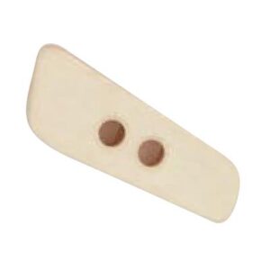 007.360423_36064 Dill Houtje touwtje knopen 2 gaats 40 mm - Naturel