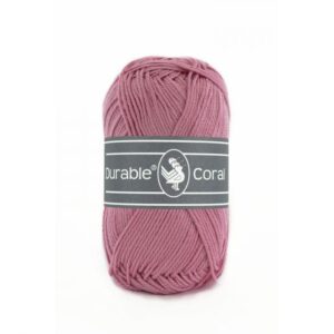 010.6__228 Durable Coral Katoen 50g - 228- Raspberry