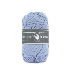 010.6__319_118 Durable Coral Katoen 50g - 319 - Blue