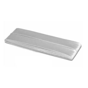 032.627ZB.18__006_53920 Biais Satijn 18mm Zb (stk) 2 mtr - 006 - zilver