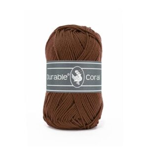010.6__385_134 Durable Coral Katoen 50g - 385 - Coffee