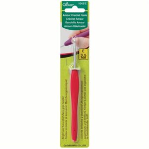 086.1043_99266 Clover Amour Soft Grip haaknaald - 3.50mm