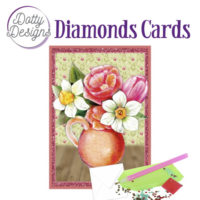2729539 DDDC1074 - Dotty Designs Diamond Cards - Vase with Flowers