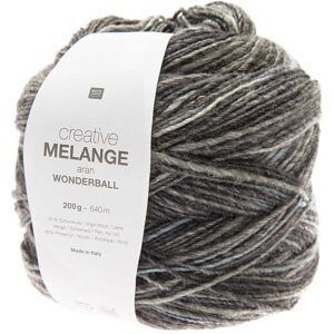 383298.008 Creative Melange Aran Wonderball Grey mix