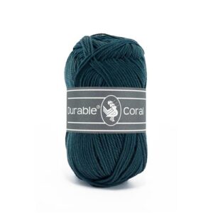 010.6__375_133 Durable Coral Katoen 50g - 375 - Petrol